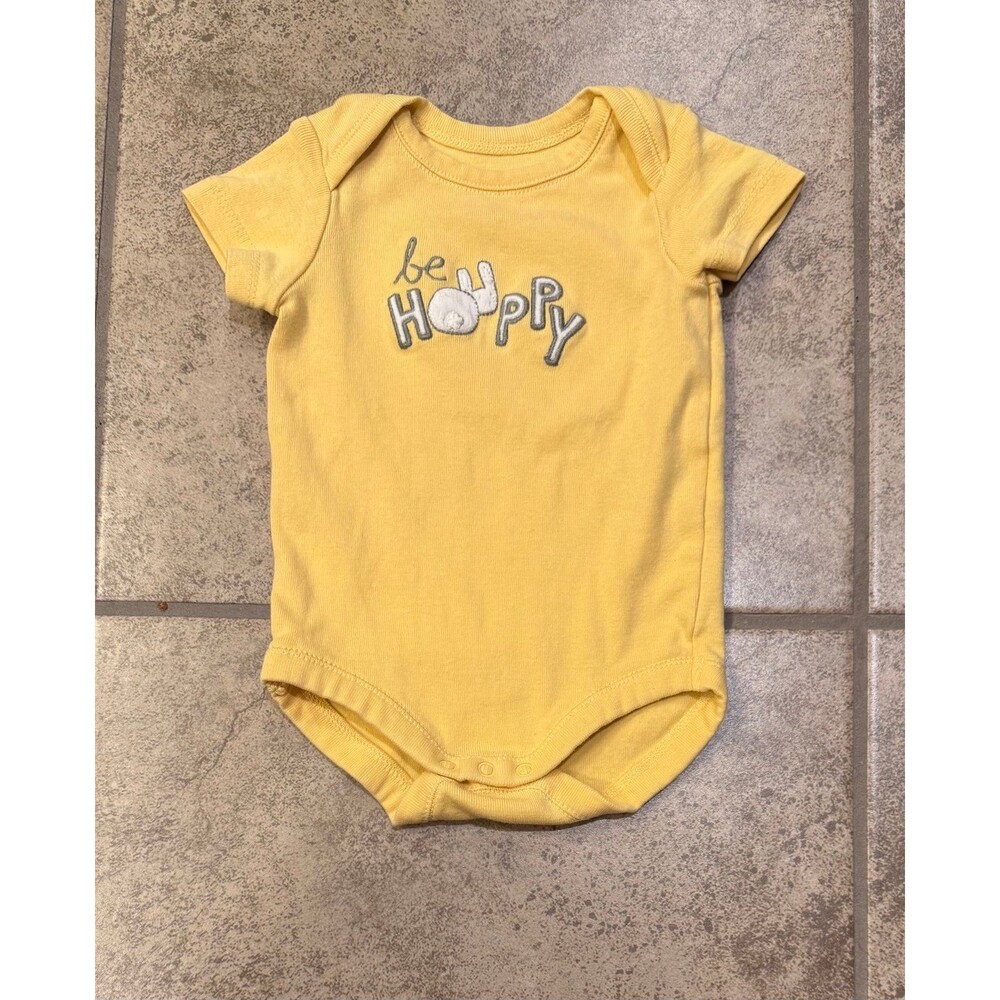 Gymboree “Be Hoppy” Easter shirt top 0nesie